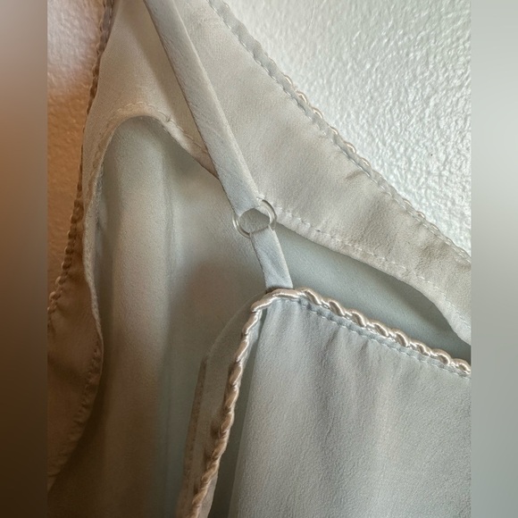 Linda Exclusively For Eaton Nightgown  Slip Dress Powder Blue Short Chemise - Picture 5 of 6